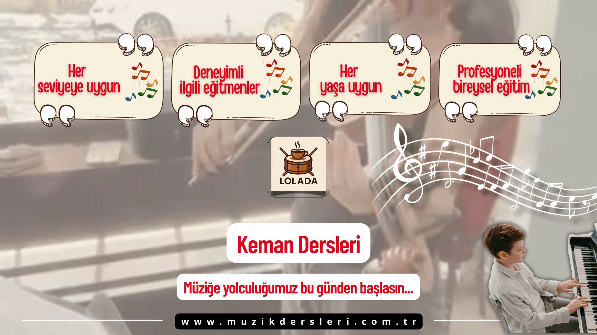 Keman Dersleri Eğitimi | Lolada DrumHouse Kartal