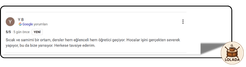 Lolada Öğrenci Yorumları | Loldada DrumHouse Kartal İstanbul Müzik Kursu Dersleri